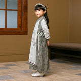 Linea Dress Kids Lozy x Lesti Sarimbit Dessert Sage 3-5 Th