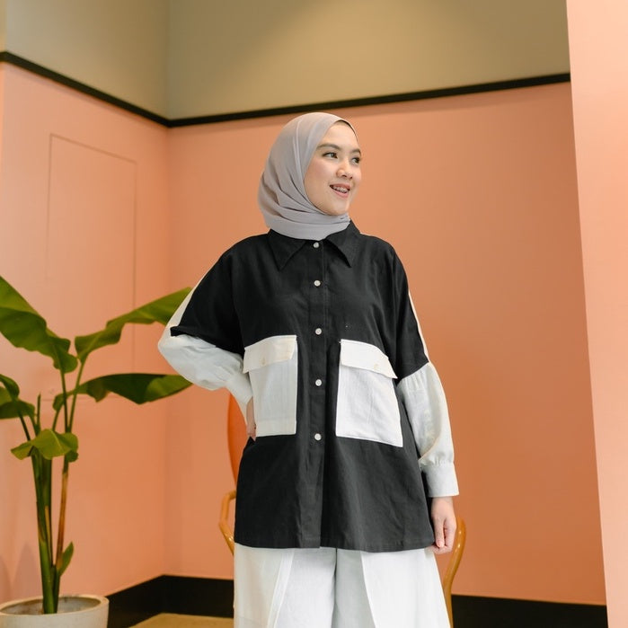 Hooja Shirt (Kemeja Saku Linen)