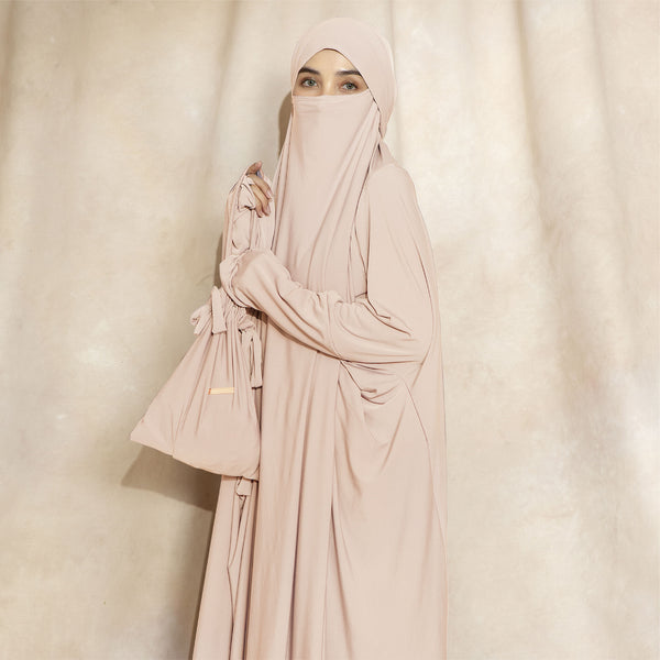 Shameera Prayer Set Series 2 in Nude Cream (Lozy x Hamidah)