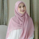 Mima Square Syari (Hijab Segiempat Syari) Dusty Pink