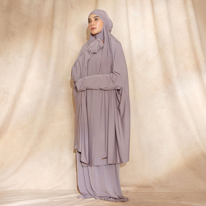 Shameera Prayer Set Series 2 in Lilac (Lozy x Hamidah)