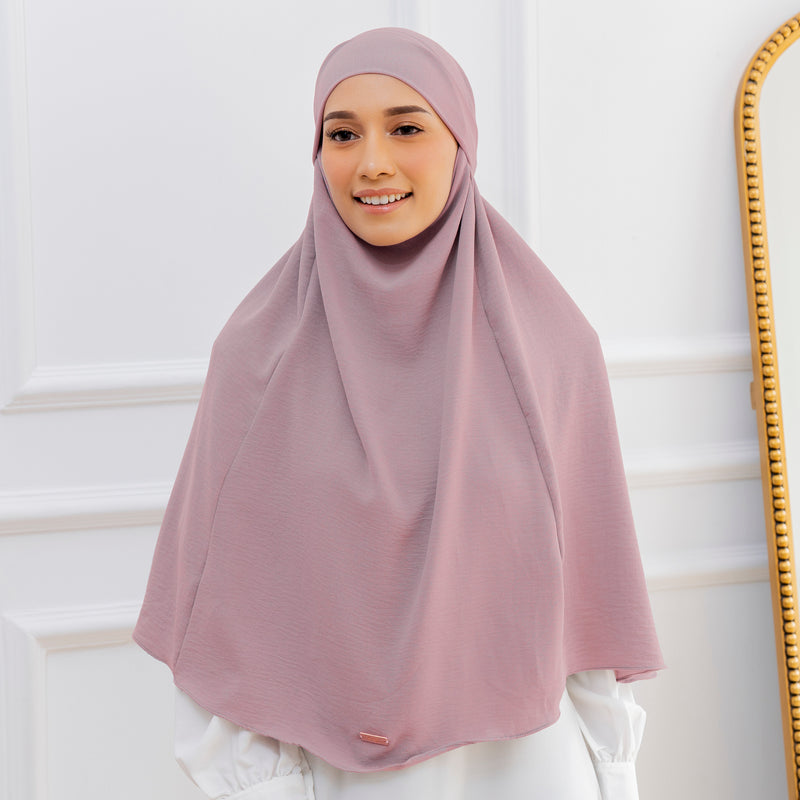 Halima French Khimar Purple