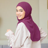 Bawal Inner Oval (Pashmina Inner Oval) Ceruty Panjang Muslim Kerudung