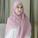 Mima Square Syari (Hijab Segiempat Syari) Dusty Pink