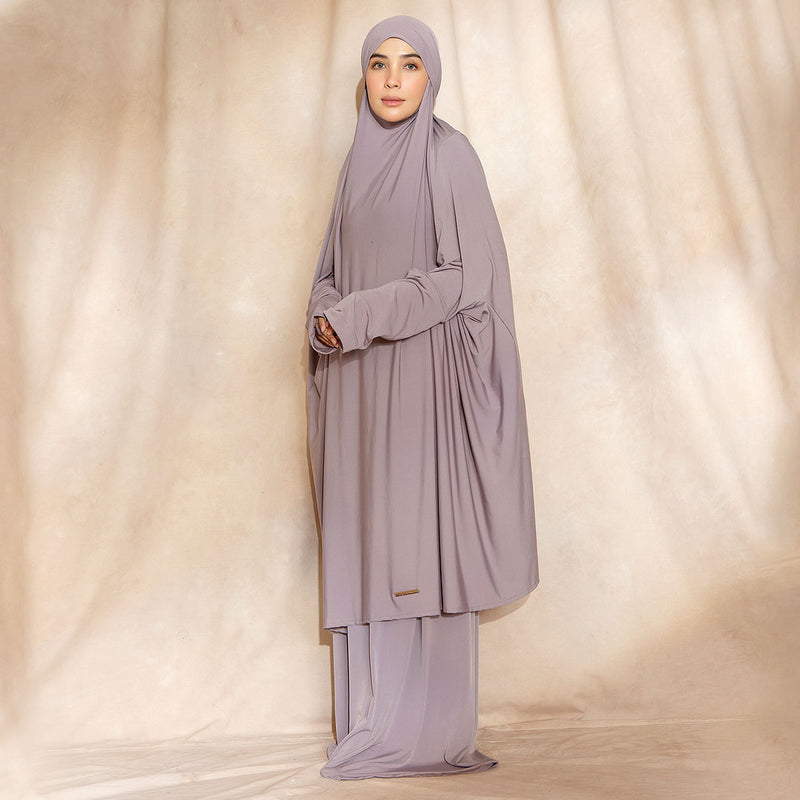 Shameera Prayer Set Series 2 in Lilac (Lozy x Hamidah)