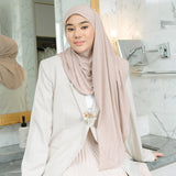 Tana Oval Shawl Nude Cream