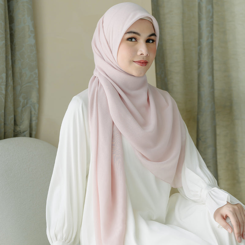 Mima Square Syari (Hijab Segiempat Syari) Blush