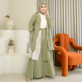 Tami Set (One Set Rok Linen) Creamy Matcha