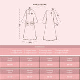 Lozy Hijab - Nara Embroidery Abaya (Abaya Dress Bordir Bahan Katun Linen Haji dan Umrah)
