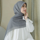 Mima Square Syari (Hijab Segiempat Syari) Stone Grey