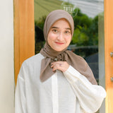 Embroidery Signature Square ( Hijab Segiempat Voal Lozy x Hamidah )