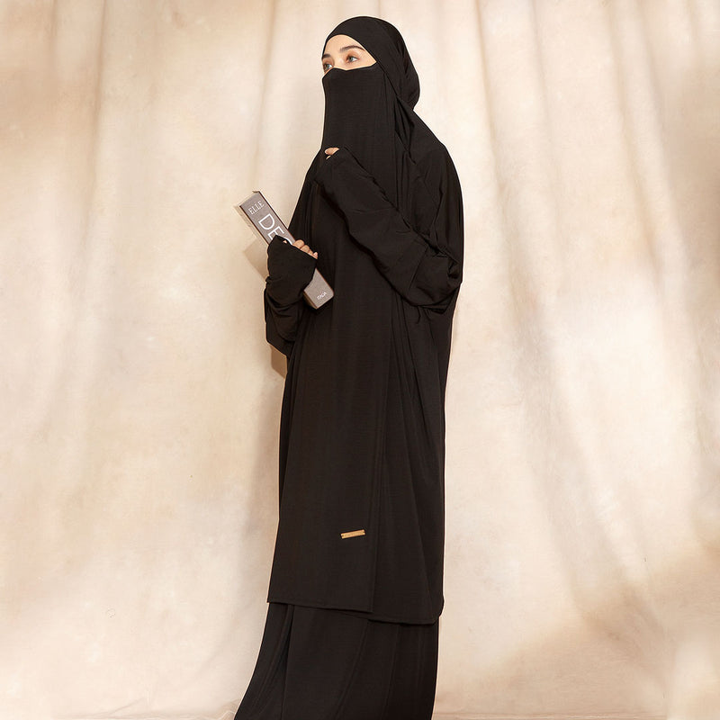 Shameera Prayer Set Series 2 in Black (Lozy x Hamidah)