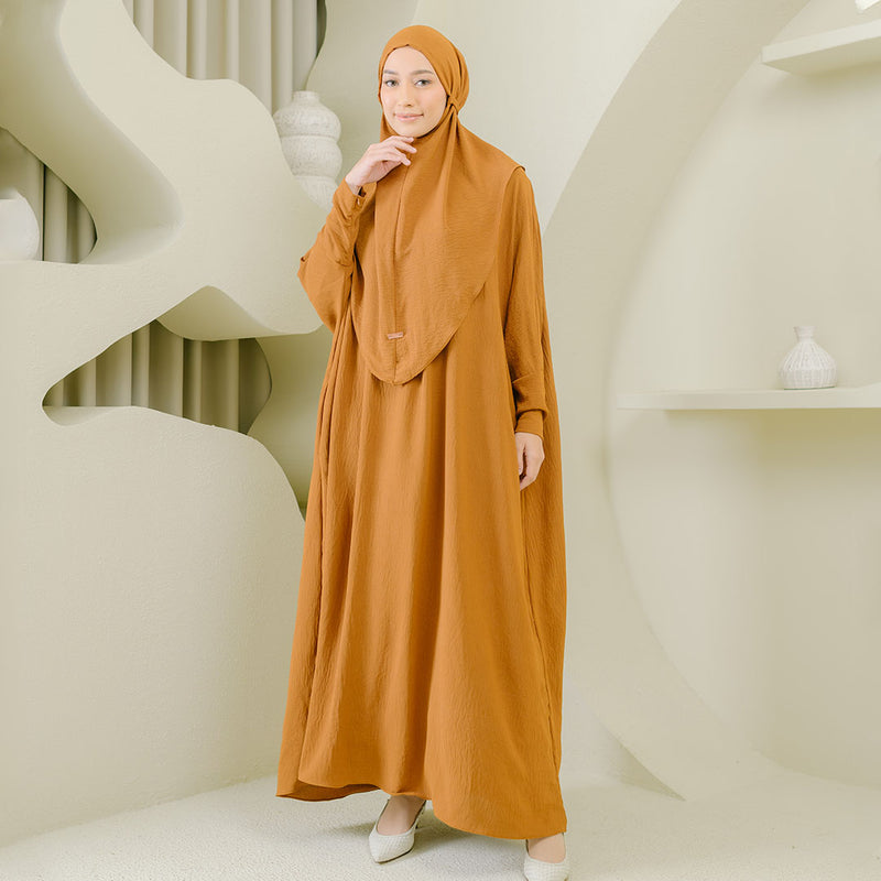 Hafsha Abaya Set Tumeric