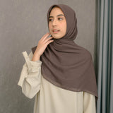 Mima Square Syari (Hijab Segiempat Syari) Brown Muffin