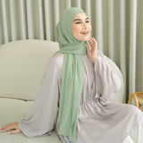 Bawal Inner Oval (Pashmina Inner Oval) Ceruty Panjang Muslim Kerudung