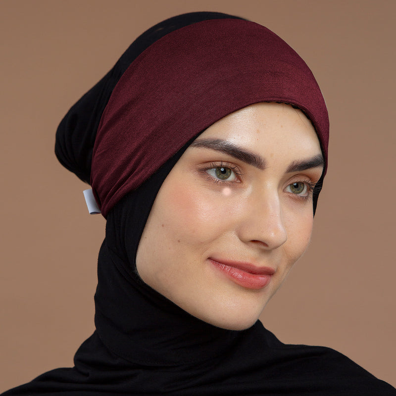 Inner Hijab Bandana Kecil Burgundy