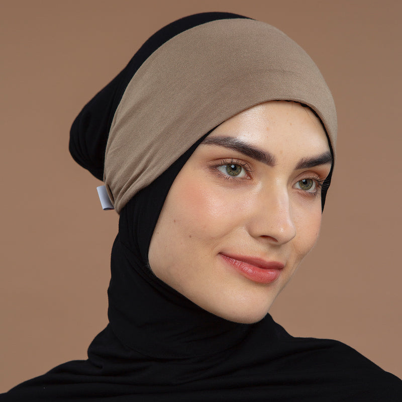 Inner Hijab Bandana Kecil Hazelnut