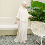 Hanida Abaya Set Ivory