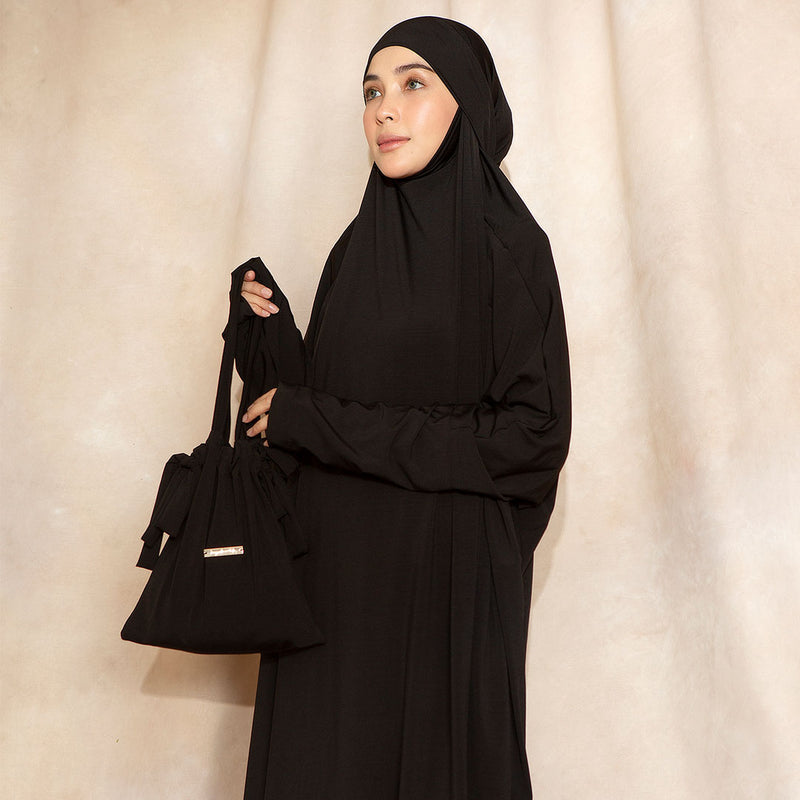 Shameera Prayer Set Series 2 in Black (Lozy x Hamidah)