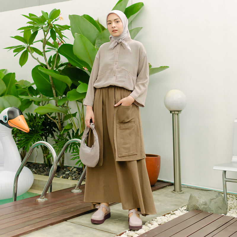 Meelva Skirt Soft Brown