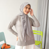 Michi Knit (Knit Shirt) Atasan Tangan Panjang Wanita Knitwear