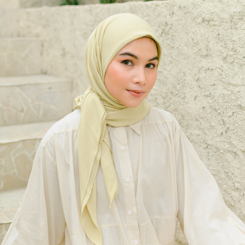 Kana Square (Hijab Segiempat Crinkle)