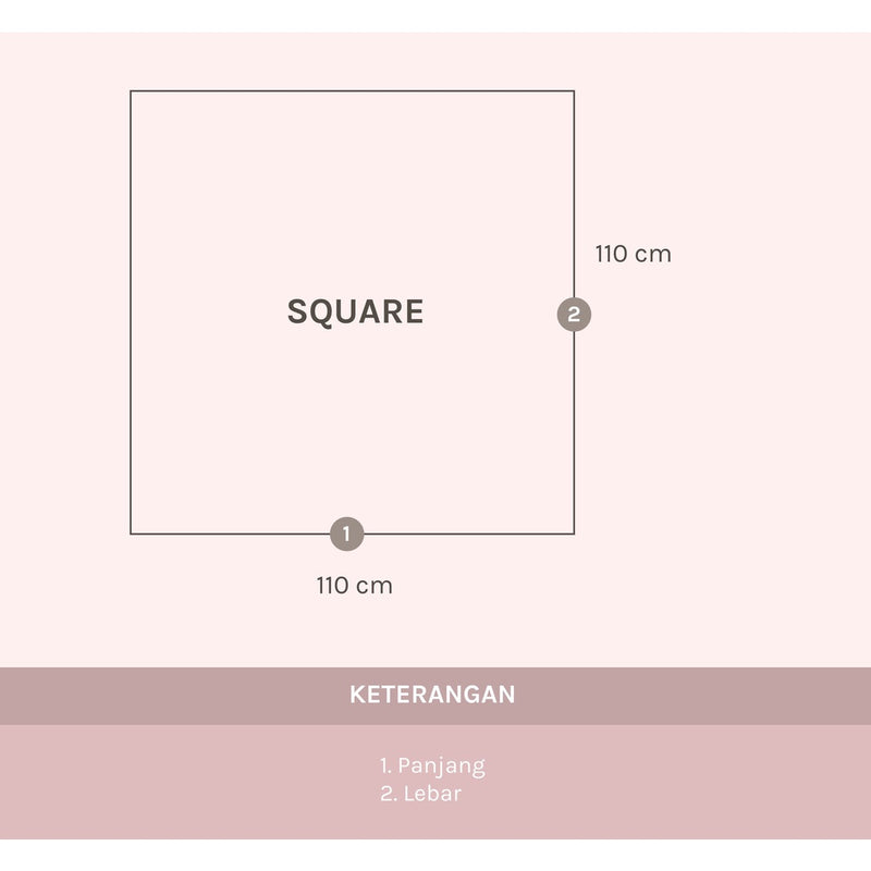 Sakaa Square (Hijab Segiempat Tekstur))