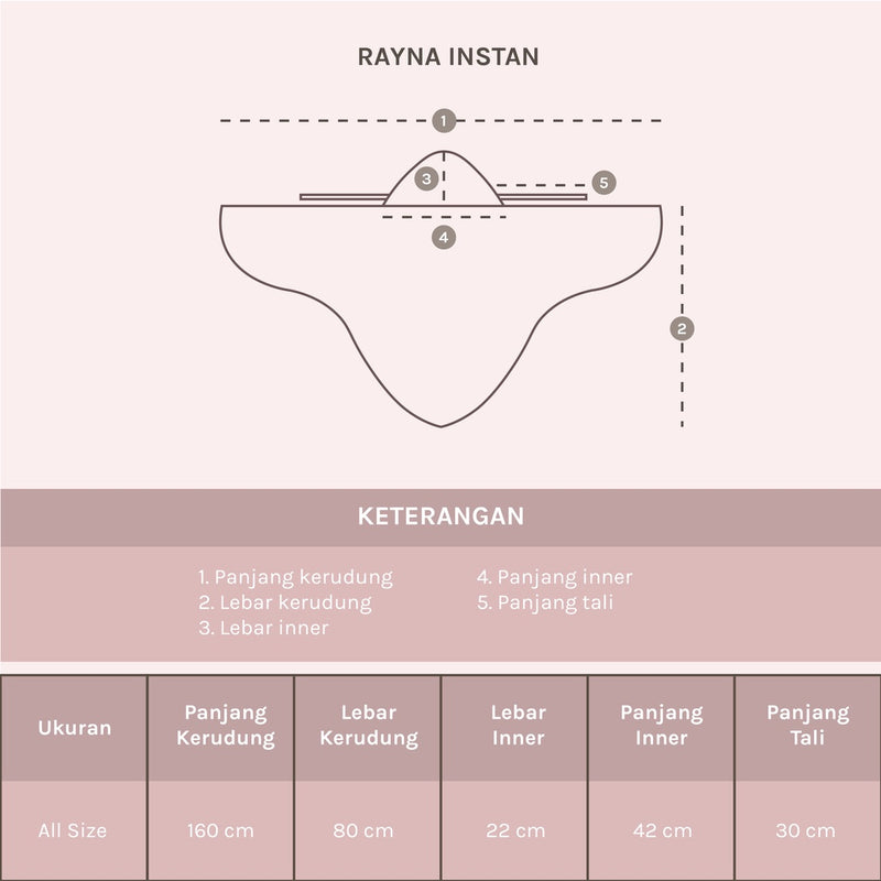 Rayna Instan Square (Hijab Rayon Instan)