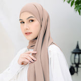 Bawal Instan Shawl Tali (Pashmina Tali Ceruti Babydoll) Tan