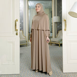 Hafisa Abaya Set Hazelnut
