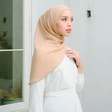 Bawal Inner Oval (Pashmina Inner Oval) Ceruty Panjang Muslim Kerudung