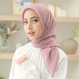 Theya Voal Square Dusty Pink