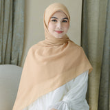 Mima Square Syari (Hijab Segiempat Syari) Peanut