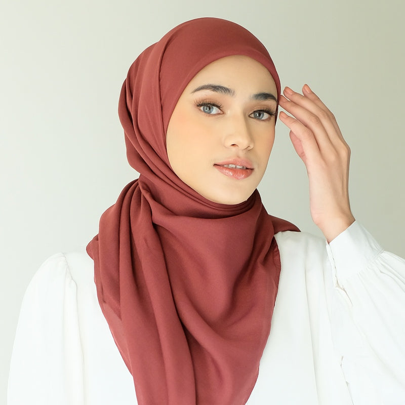 Qira Voal (Hijab Voal Segiempat)