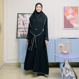 Hafiza Abaya Set Black