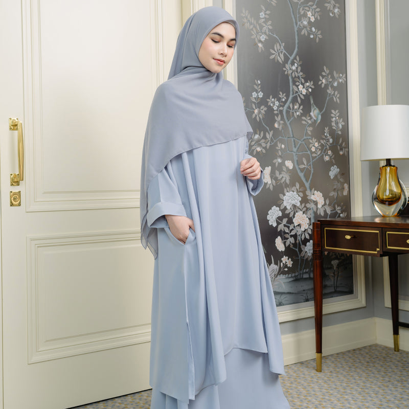 Haifa Tunik Set Baby Blue