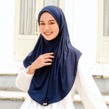 Nara Instan (Hijab Instan Malay Style Jersey Anti Gerah)