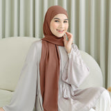 Bawal Inner Oval (Pashmina Inner Oval) Ceruty Panjang Muslim Kerudung