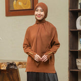 Michi Knit (Knit Shirt) Atasan Tangan Panjang Wanita Knitwear