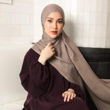Pashmina Viscose Nour Shawl Lozy x Lesti Milky Coffee New