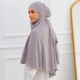 Halima French Khimar Tea Rose