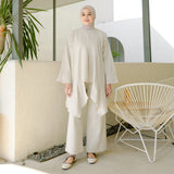 Zara Linen Set Cream