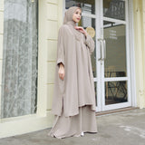 Haifa Tunik Set Natural (New Material)