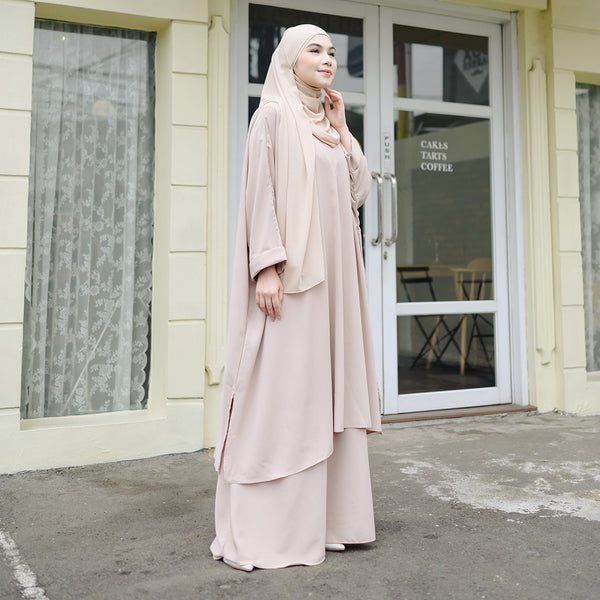 Haifa Tunik Set Beige (New Material)