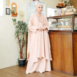 Haifa Tunik Set Peanut (New Material)