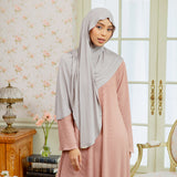 Heidy Oval Shawl in Grey (Lozy x Heidy)