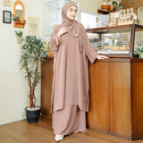 Haifa Tunik Set Brown (New Material)