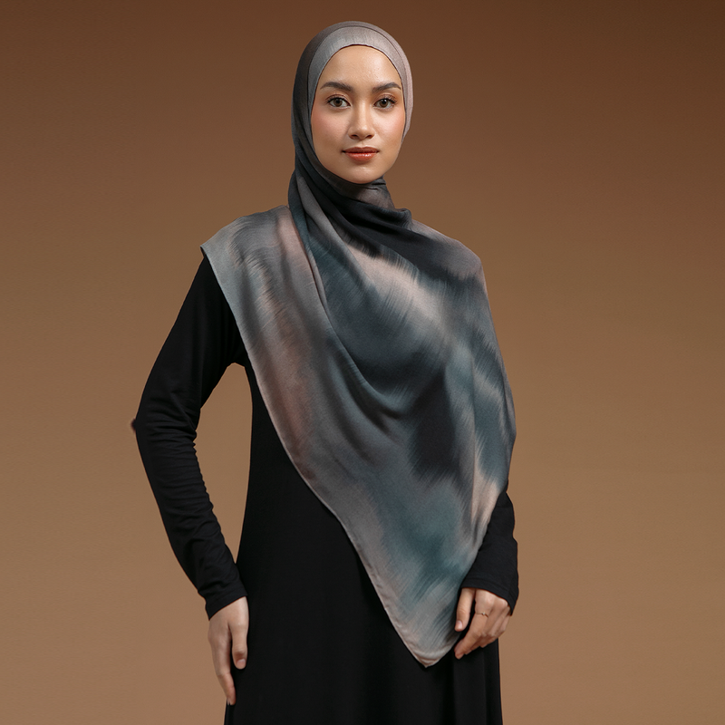 Viscose Printed Modal Truffle Ombre