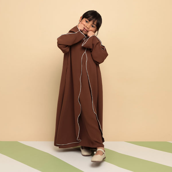 Aisha Abaya Dress Kids Rustic 5-6Th