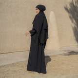 Pre Order Hasna Abaya Set Black